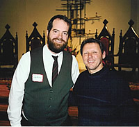 Father Roy Bourgeois with Rev. Marsh.